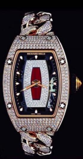 Best Richard Mille RM 07-01 diamond Rose Gold Replica Watch